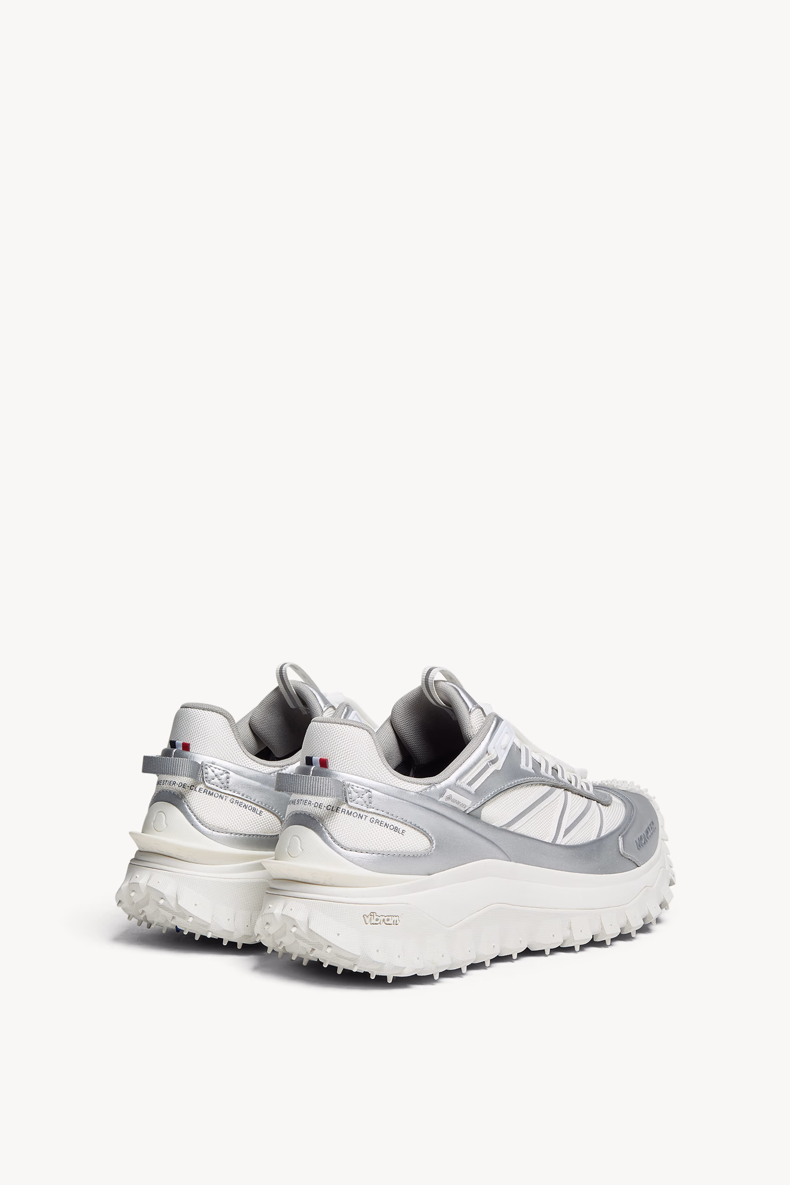 Trailgrip GTX Leather Sneakers Men Silver Moncler 5